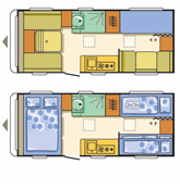 Adria Altea Severn layout