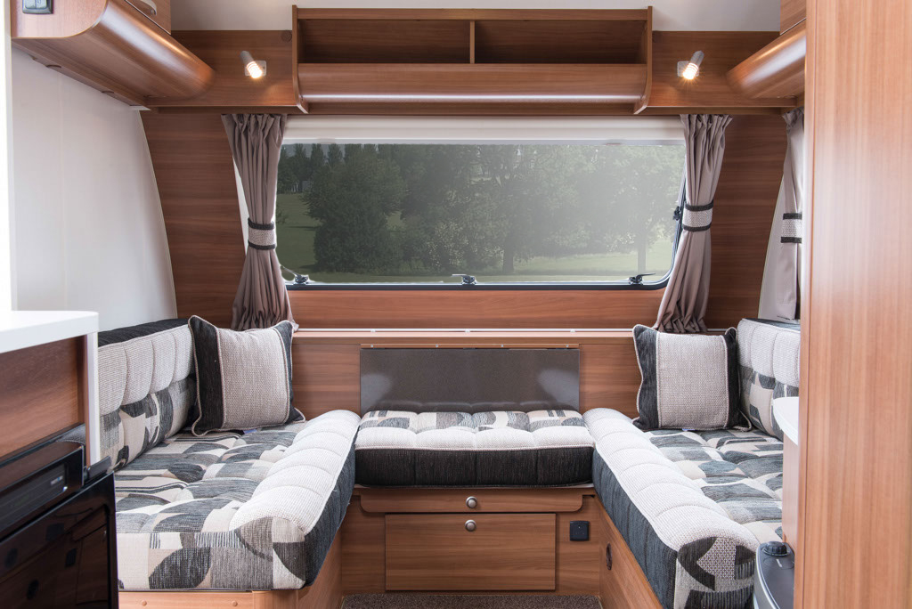 Adria Sportline UP front lounge area