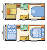 Adria Sportline UP layout